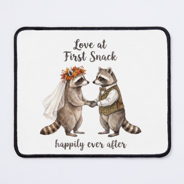 Item preview, Autumn Raccoon Wedding designed and sold by Roy & Tiffany.