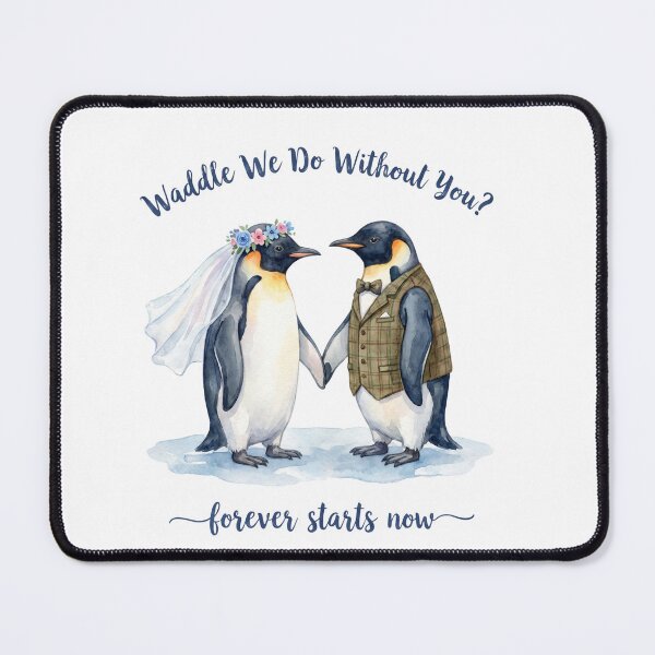 Item preview, Penguin Wedding Couple designed and sold by Roy & Tiffany.