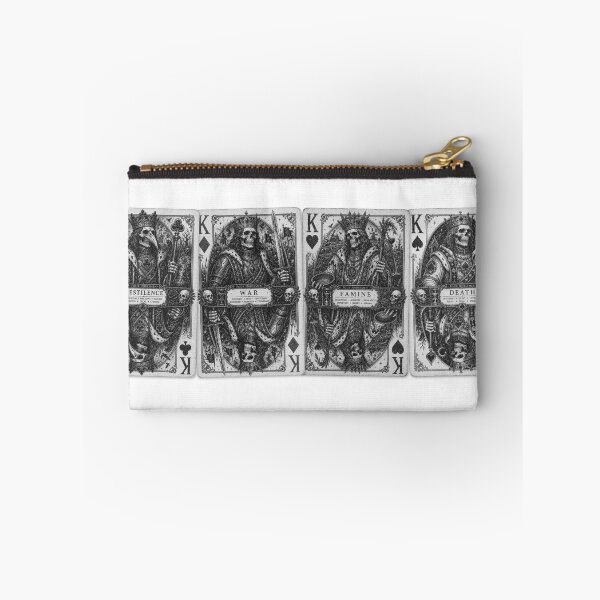 Item preview, 4 horsemen of apocalypse | Playing cards | Kings | Death | War | Pestilence | Famine designed and sold by Kromia.