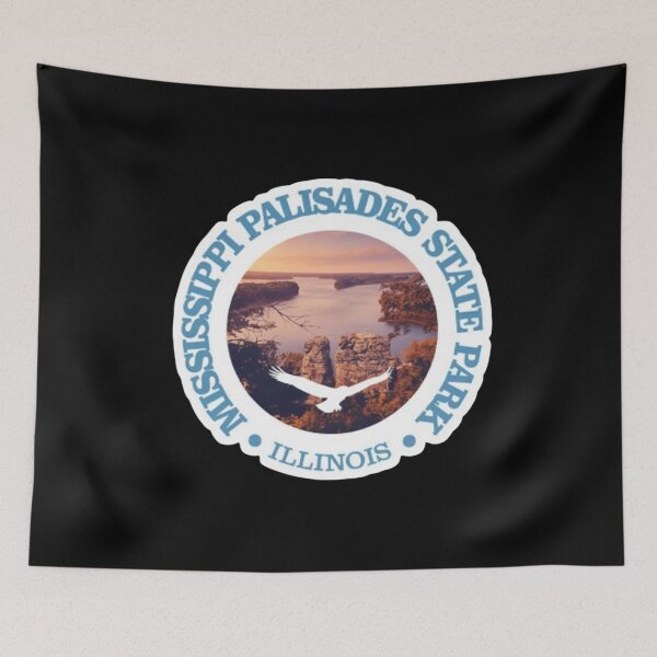 Item preview, Mississippi Palisades - Driftless Area Sticker designed and sold by FestivityFinds.