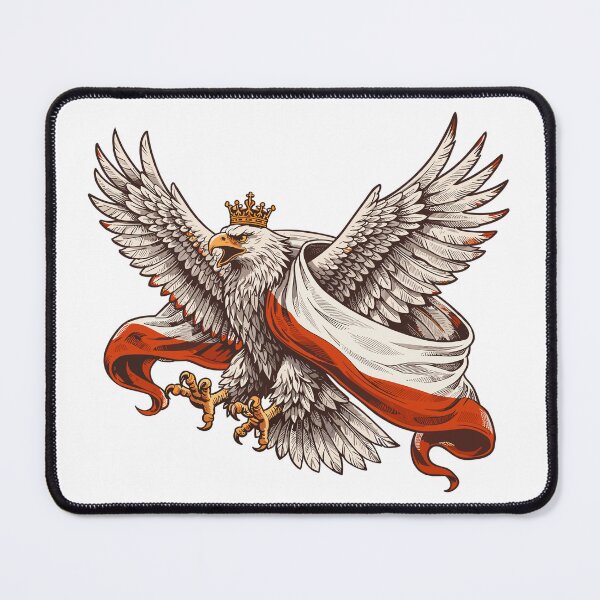 Item preview, Poland T-Shirt – Polish Eagle with Flag designed and sold by Pineapple-Tree.