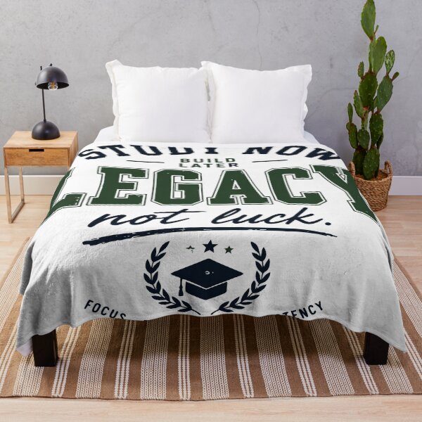 Item preview, Study Now Build Your Legacy College Student Motivation designed and sold by Sunday.Supply.