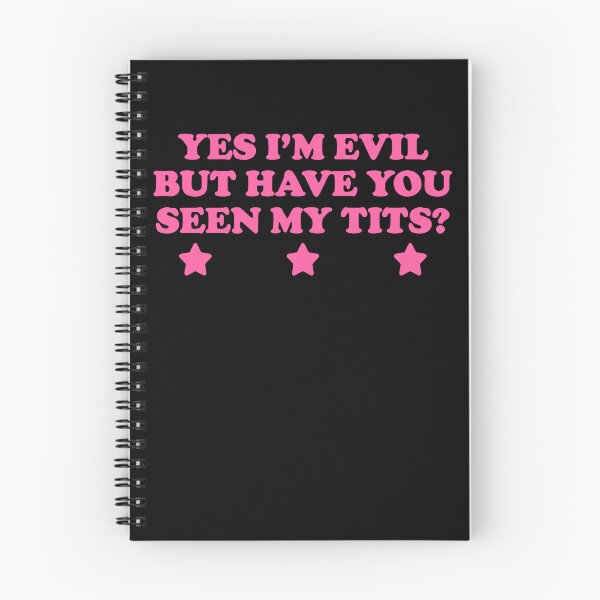Item preview, Yes I'm Evil Funny Statement Design designed and sold by RDGNR.