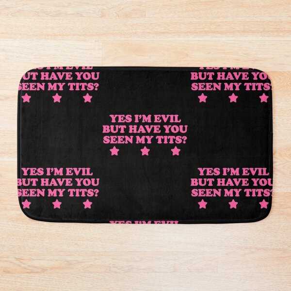 Item preview, Yes I'm Evil Funny Statement Design designed and sold by RDGNR.