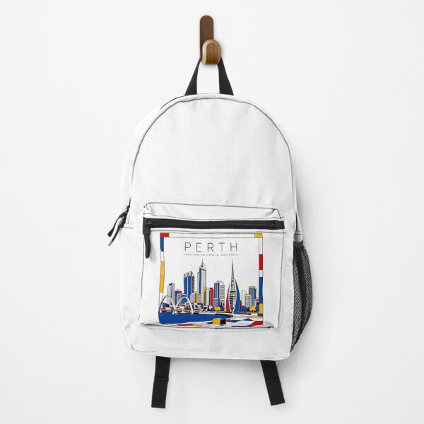 Item preview, Perth Mondrian style poster 3D designed and sold by CMYKStudio.