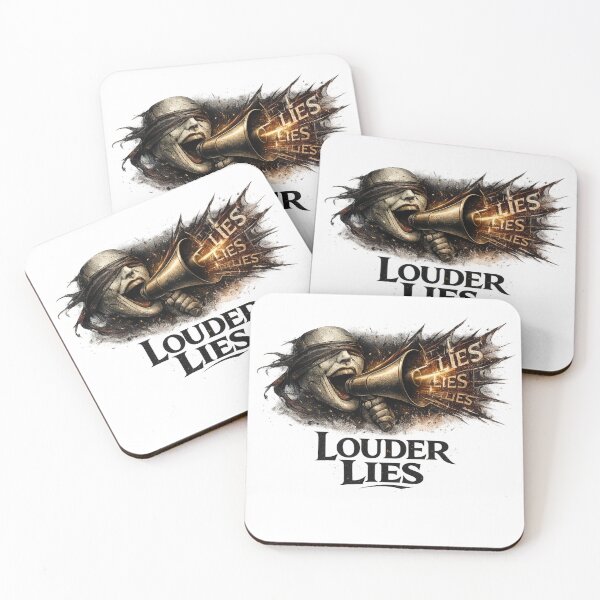 Item preview, Louder Lies – Dark Truth and Deception Design designed and sold by quietrevolt.