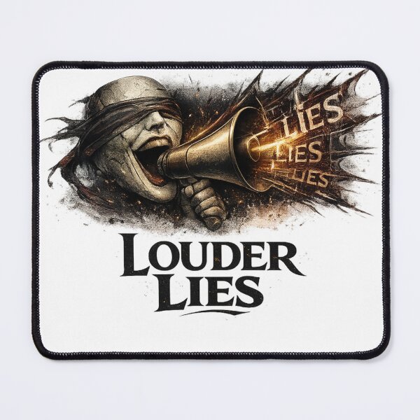 Item preview, Louder Lies – Dark Truth and Deception Design designed and sold by quietrevolt.