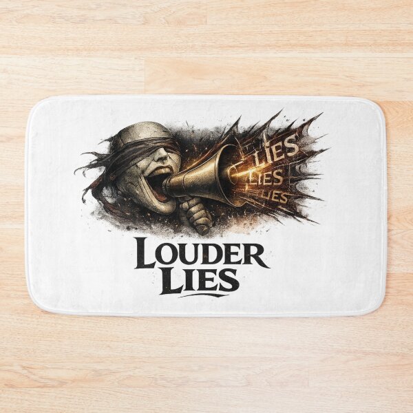 Item preview, Louder Lies – Dark Truth and Deception Design designed and sold by quietrevolt.