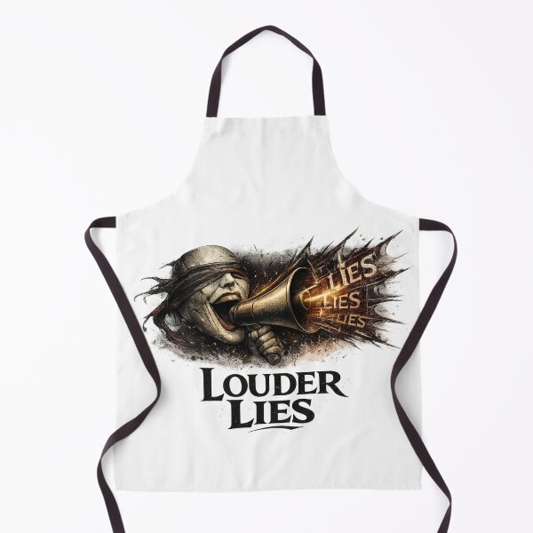 Item preview, Louder Lies – Dark Truth and Deception Design designed and sold by quietrevolt.