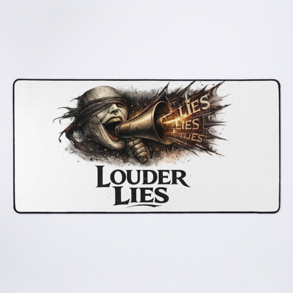 Item preview, Louder Lies – Dark Truth and Deception Design designed and sold by quietrevolt.