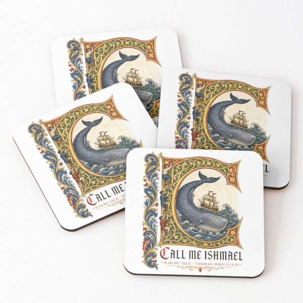 Item preview, Moby Dick Illuminated Manuscript - Call Me Ishmael designed and sold by Fenay Designs.