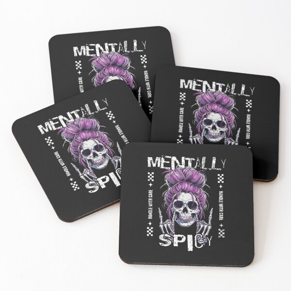 Item preview, Mentally Spicy Skull Art for Edgy Souls designed and sold by nojany.