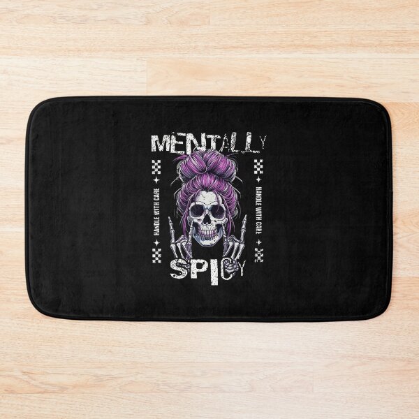 Item preview, Mentally Spicy Skull Art for Edgy Souls designed and sold by nojany.