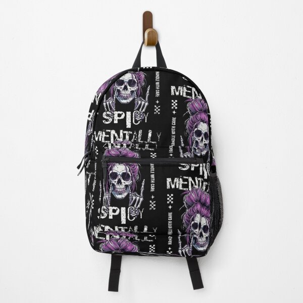 Item preview, Mentally Spicy Skull Art for Edgy Souls designed and sold by nojany.