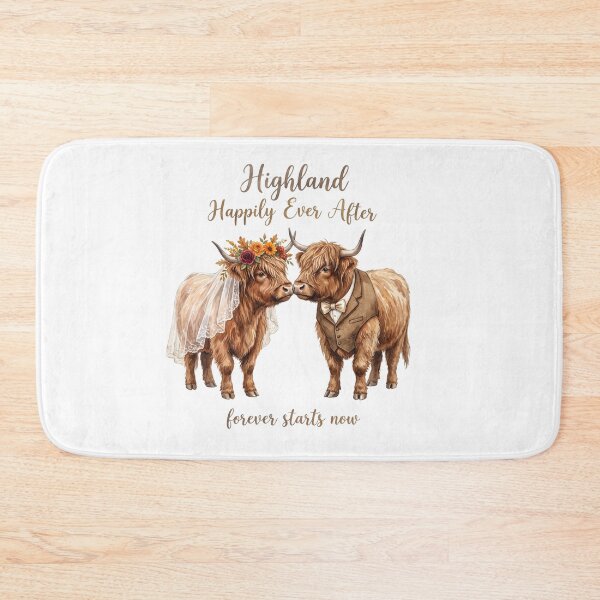 Item preview, Highland Cow Wedding designed and sold by Tiffany Roy.