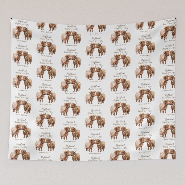 Item preview, Highland Cow Wedding designed and sold by Roy & Tiffany.