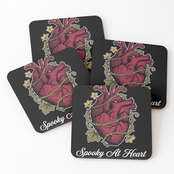 Item preview, Spooky At Heart Anatomical Heart Thorns Gothic Halloween designed and sold by TeNovaStudio.