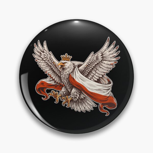 Item preview, Poland T-Shirt – Polish Eagle with Flag designed and sold by Pineapple-Tree.