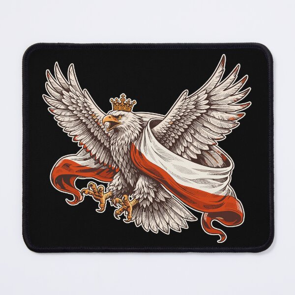 Item preview, Poland T-Shirt – Polish Eagle with Flag designed and sold by Pineapple-Tree.