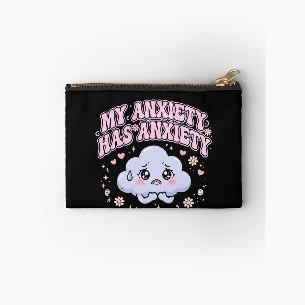 Item preview, My Anxiety Has Anxiety - Cute Pastel Mental Health Sticker designed and sold by Fulaly.