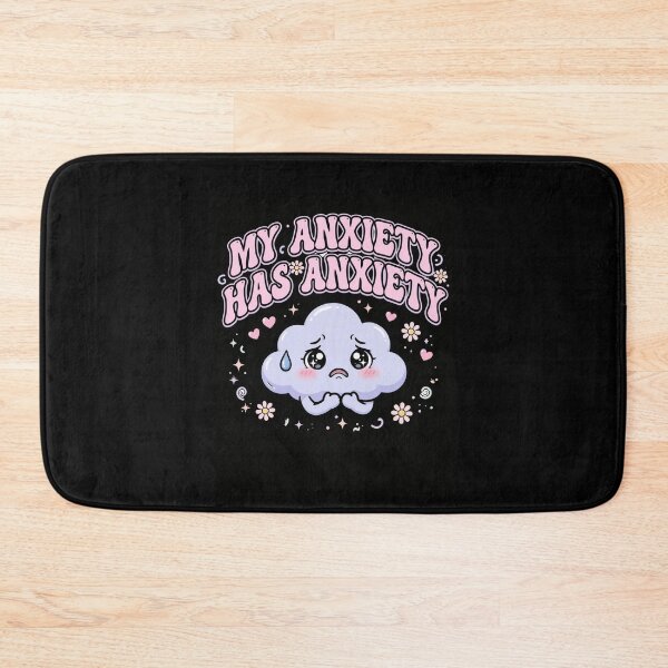 Item preview, My Anxiety Has Anxiety - Cute Pastel Mental Health Sticker designed and sold by Fulaly.