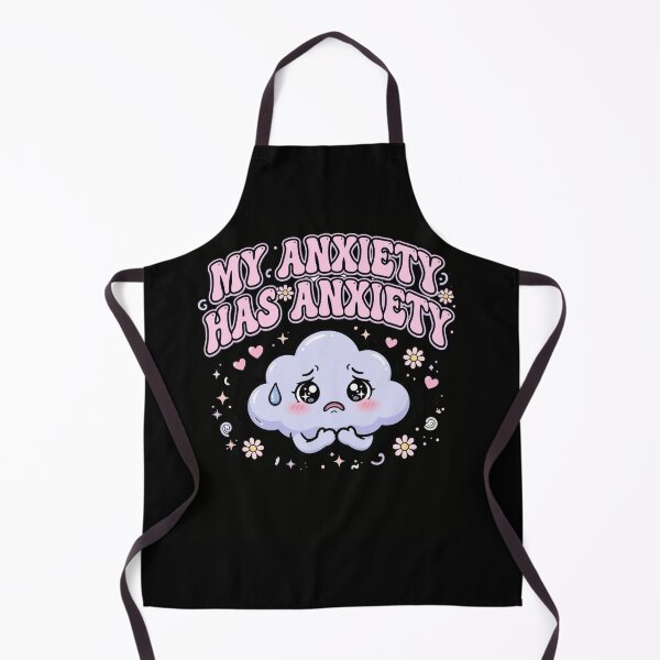 Item preview, My Anxiety Has Anxiety - Cute Pastel Mental Health Sticker designed and sold by Fulaly.
