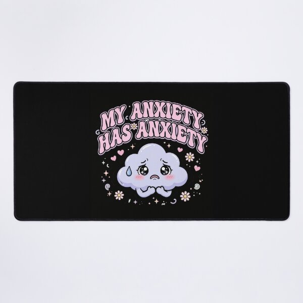 Item preview, My Anxiety Has Anxiety - Cute Pastel Mental Health Sticker designed and sold by Fulaly.