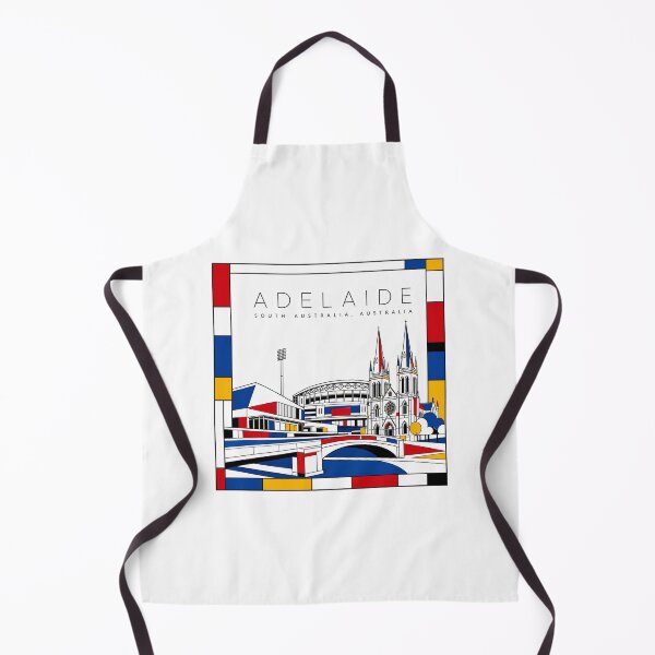 Item preview, Adelaide Mondrian style poster 3D designed and sold by CMYKStudio.