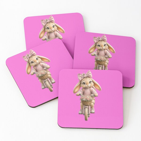 Item preview, Bunny Girl Riding a Bicycle designed and sold by GRFORA.
