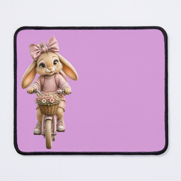 Item preview, Bunny Girl Riding a Bicycle designed and sold by GRFORA.
