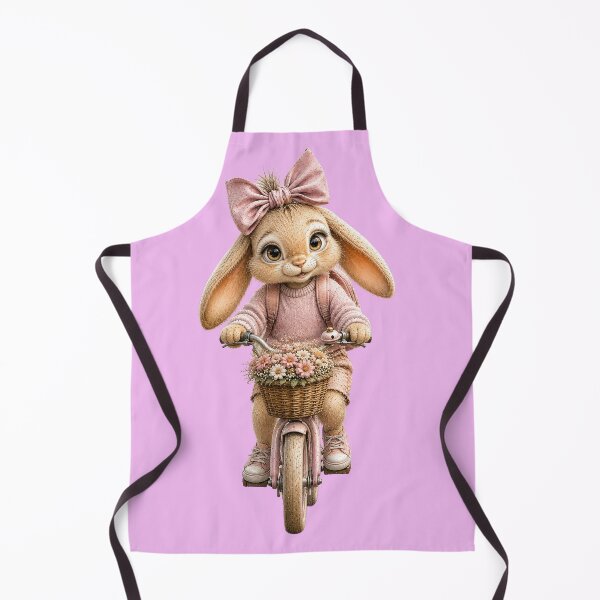 Item preview, Bunny Girl Riding a Bicycle designed and sold by GRFORA.