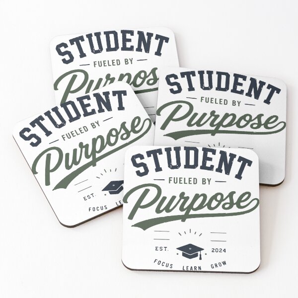 Item preview, Student Fueled by Purpose College Motivation Design designed and sold by Sunday.Supply.