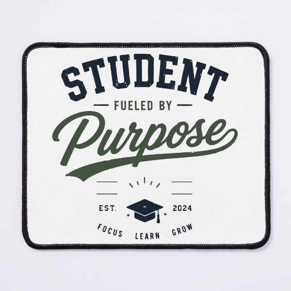 Item preview, Student Fueled by Purpose College Motivation Design designed and sold by Sunday.Supply.