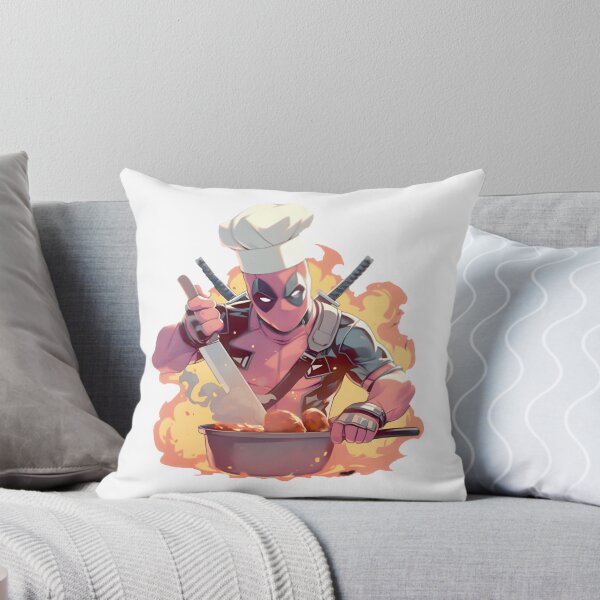 Item preview, Funny Deadpool Cooking Chimichangas Kitchen Art & Apparel ⭐⭐⭐⭐⭐ designed and sold by TheEdward.