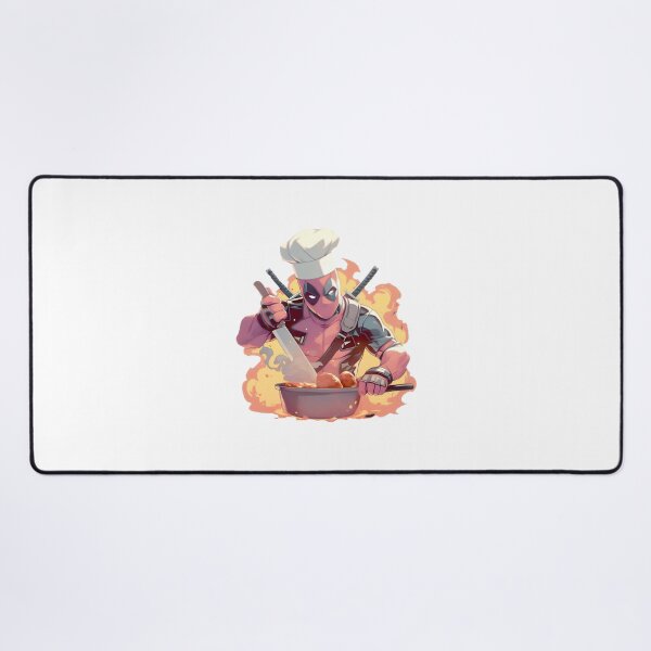 Item preview, Funny Deadpool Cooking Chimichangas Kitchen Art & Apparel ⭐⭐⭐⭐⭐ designed and sold by TheEdward.