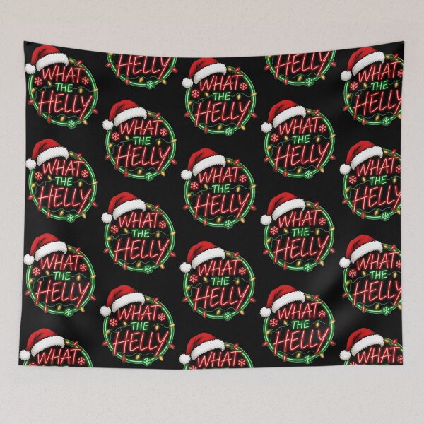 Item preview, What the Helly Christmas Neon Humor designed and sold by nojany.