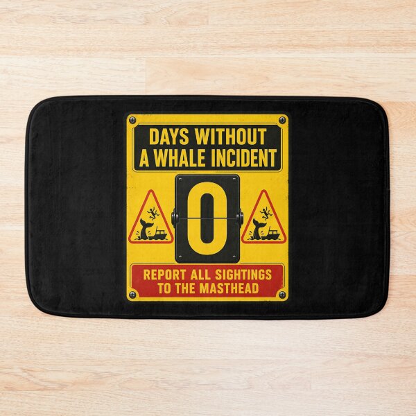 Item preview, Moby Dick Whale Incident Counter - Zero Days designed and sold by Fenay Designs.