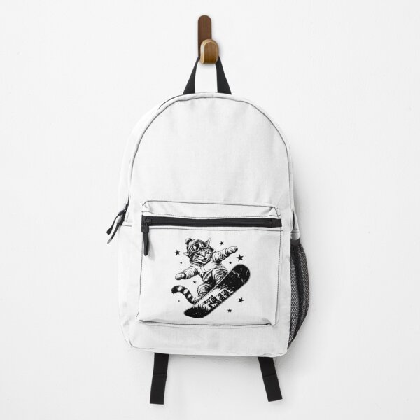 Item preview, Funny Snowboarding Cat Y2K Distressed Extreme Sports designed and sold by Trendvia .