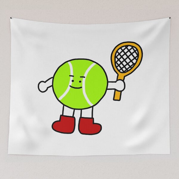 Aperçu de l'œuvre le gars de la balle de tennis créée et vendue par superbaechoo.