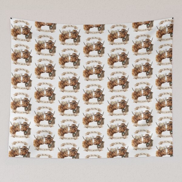 Item preview, Western Cow Wedding designed and sold by Roy & Tiffany.