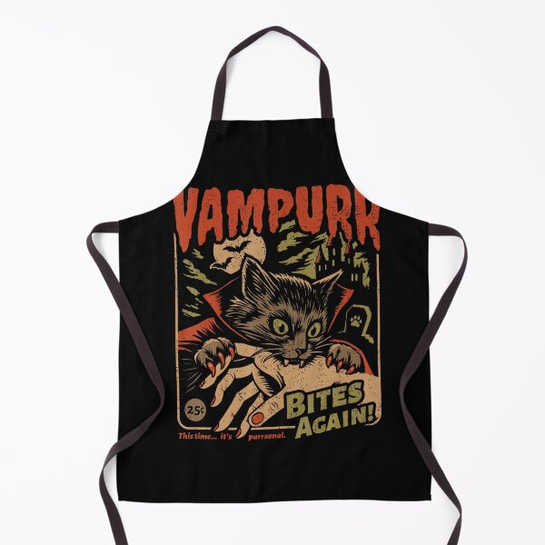 Item preview, Vampurr Bites Again Funny Cat Halloween Vintage designed and sold by Khescoiu.