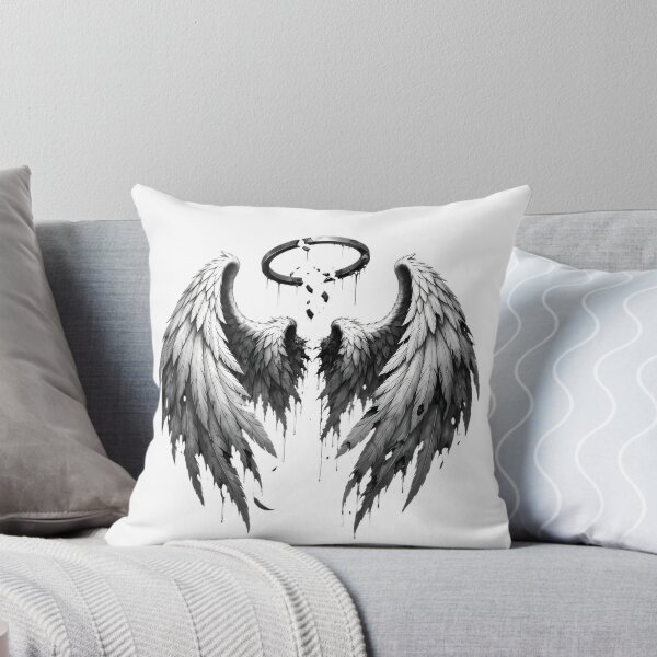 Item preview, FALLEN ANGEL — Broken Halo & Dark Angel Wings designed and sold by Aesthicer.