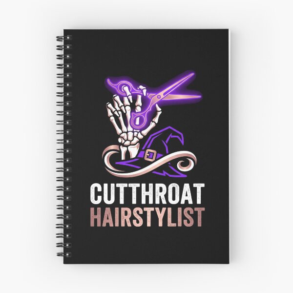Item preview, Cutthroat Hairstylist Skeleton Scissors Witch Hat Halloween designed and sold by TeNovaStudio.