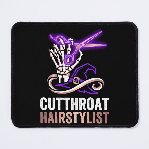 Item preview, Cutthroat Hairstylist Skeleton Scissors Witch Hat Halloween designed and sold by TeNovaStudio ⭐⭐⭐⭐⭐.
