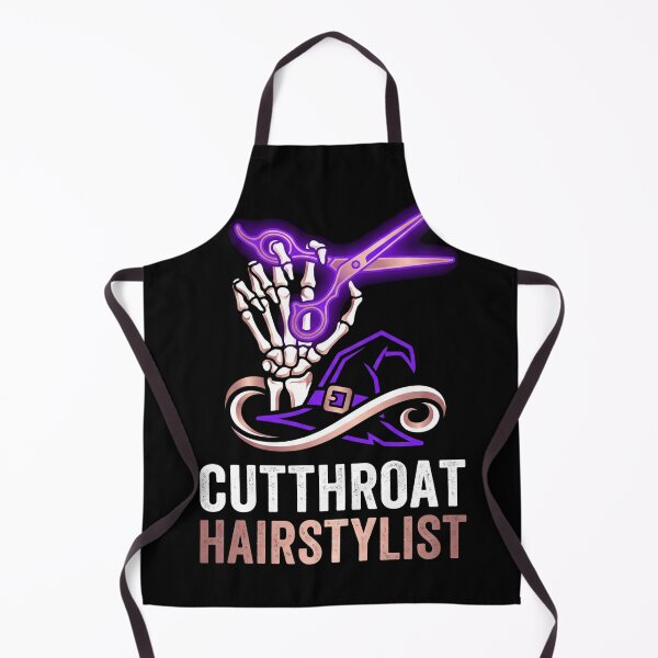 Item preview, Cutthroat Hairstylist Skeleton Scissors Witch Hat Halloween designed and sold by TeNovaStudio.
