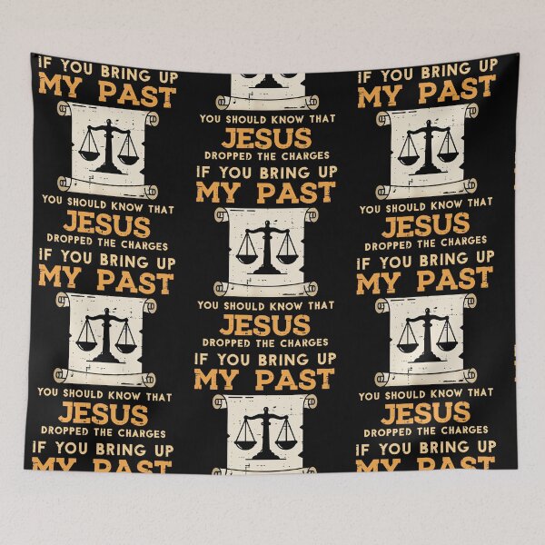 Item preview, Jesus Dropped the Charges Christian Quote designed and sold by RDGNR.
