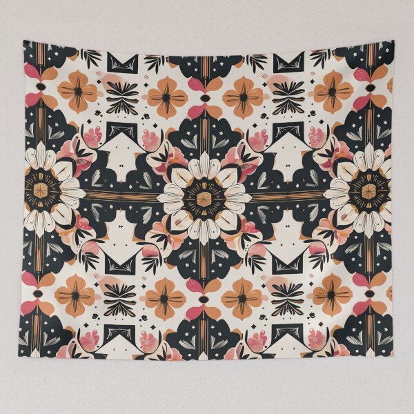 Item preview, Midnight Bloom – Vintage Floral Botanical Pattern designed and sold by Hustlingminds.