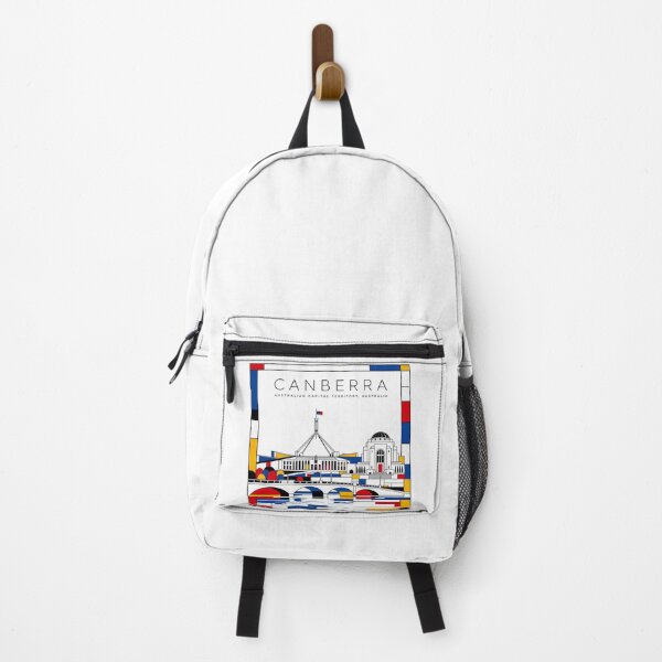 Item preview, Canberra Mondrian style poster 3D designed and sold by CMYKStudio.