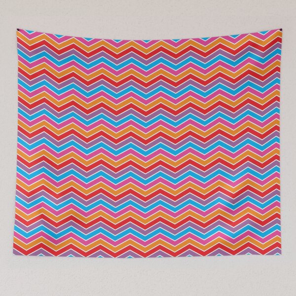 Item preview, Colorful Zigzag Chevron Stripe Pattern designed and sold by Zaya_art.