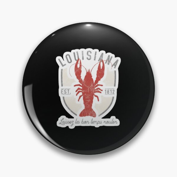 Item preview, Louisiana Crawfish Laissez Les Bon Temps Rouler Sticker designed and sold by FestivityFinds.
